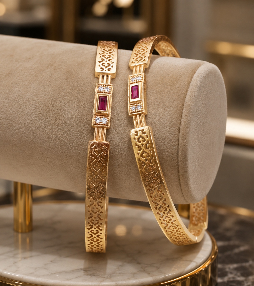Gold Daily Wear Bangles