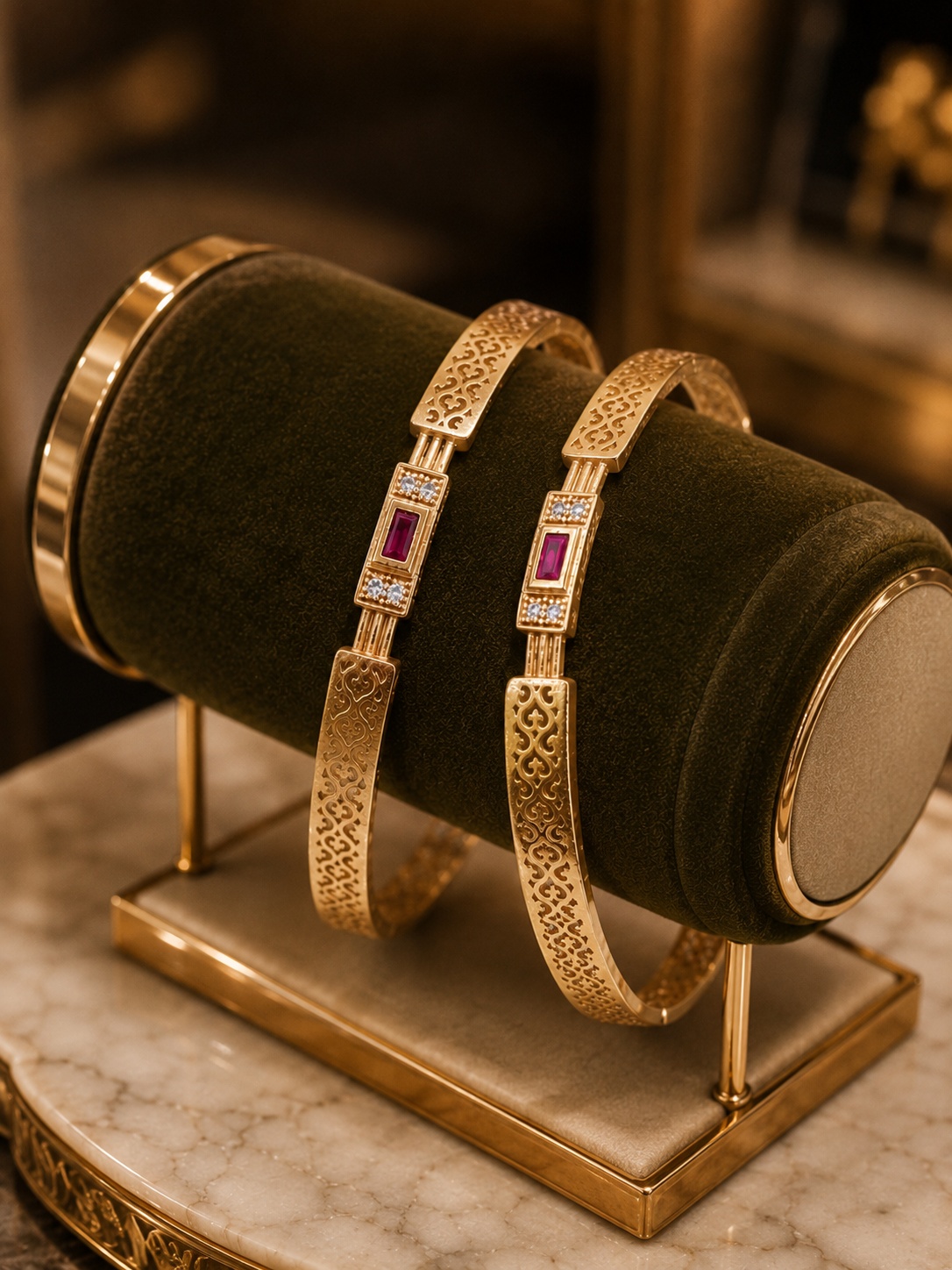 Gold Daily Wear Bangles 2