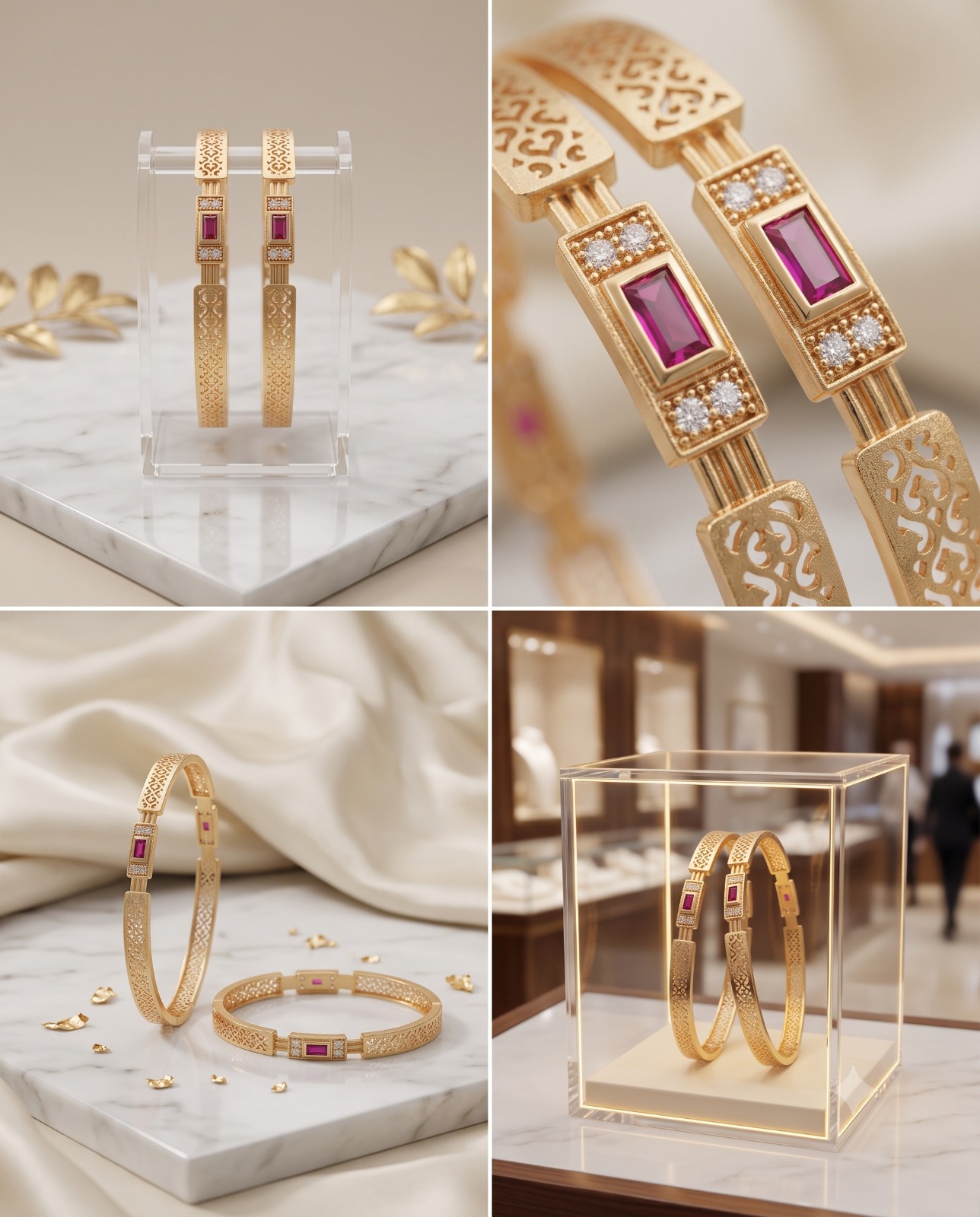 Gold Daily Wear Bangles 3